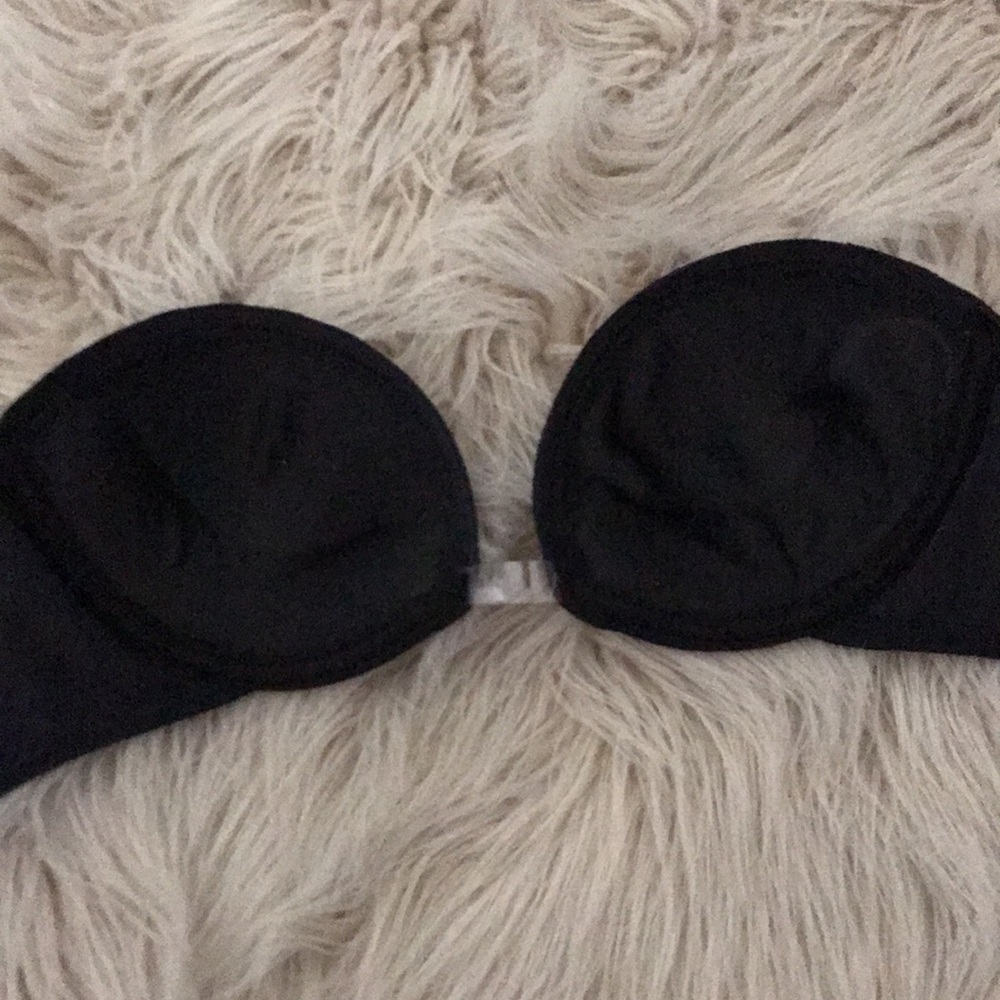 VICTORIAS SECRET Very Sexy Minimalist Underwire Black Strapless Bra | 32A - Picture 10 of 13